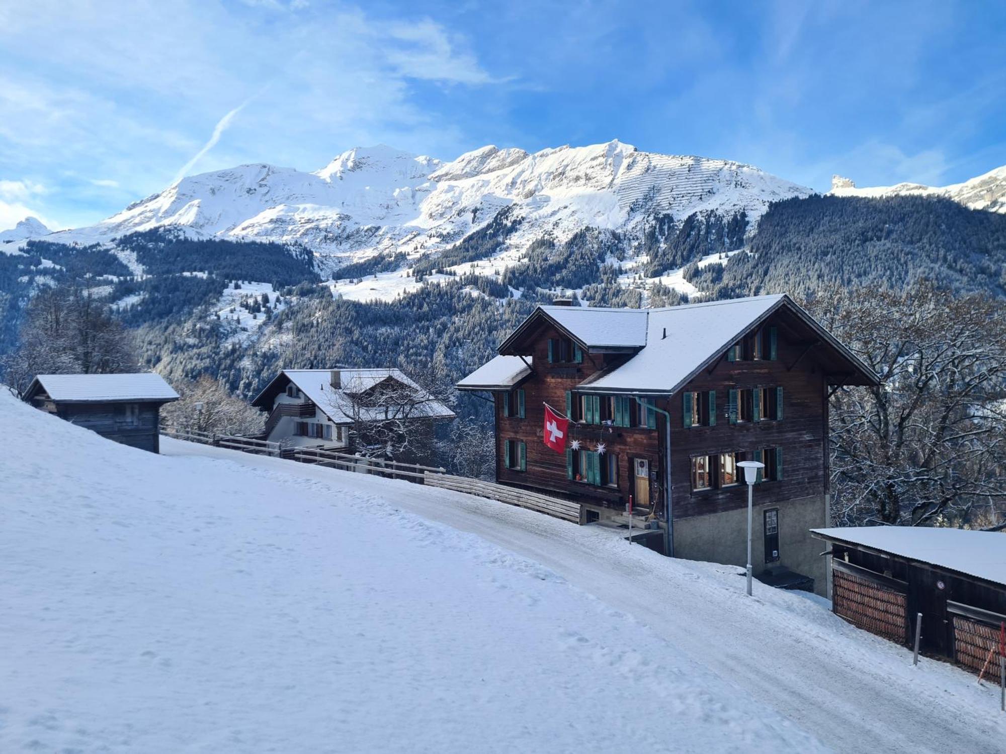 Appartement Traditional Chalet In Wengen - Top Floor Extérieur photo