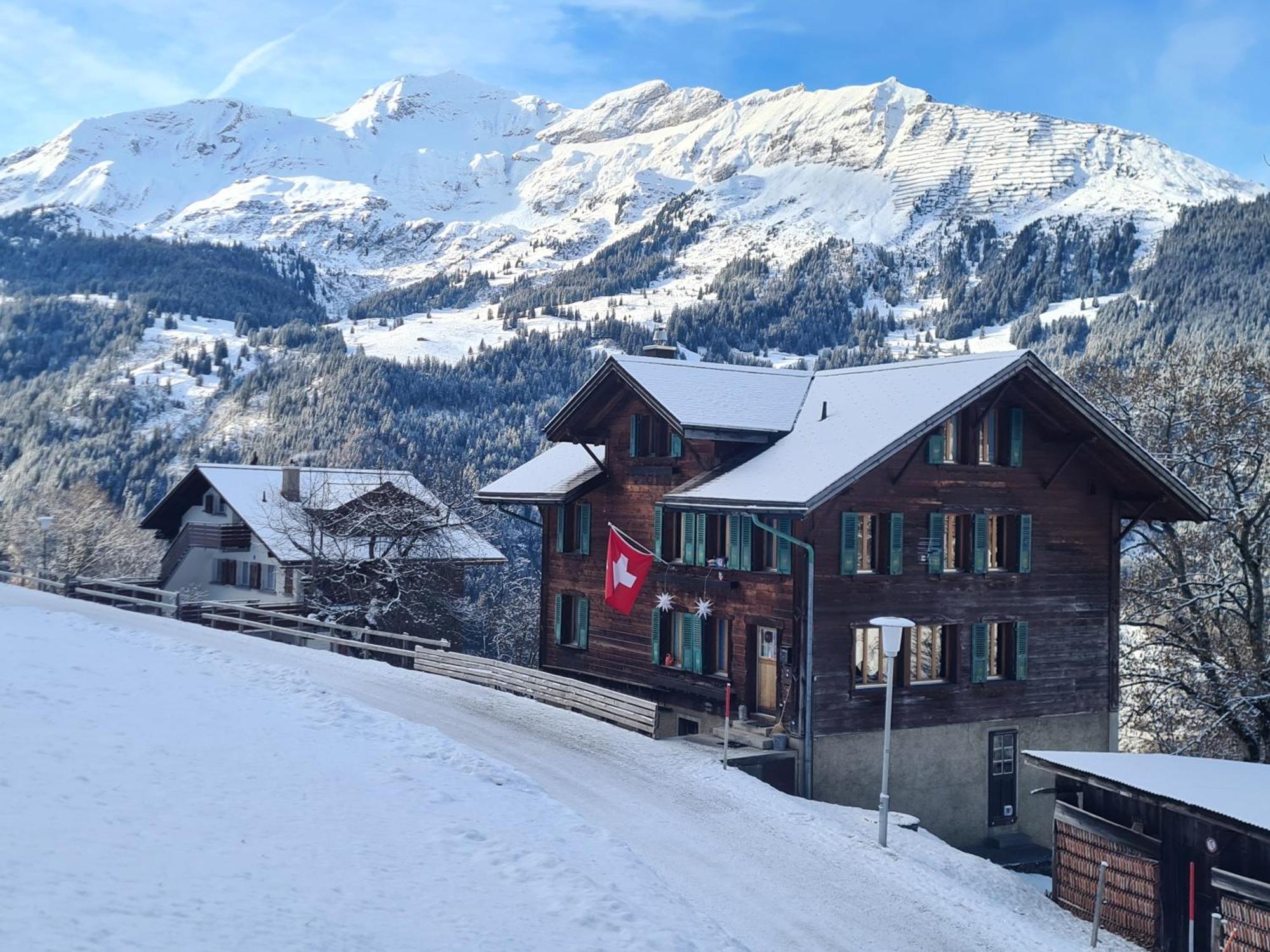 Appartement Traditional Chalet In Wengen - Top Floor Extérieur photo